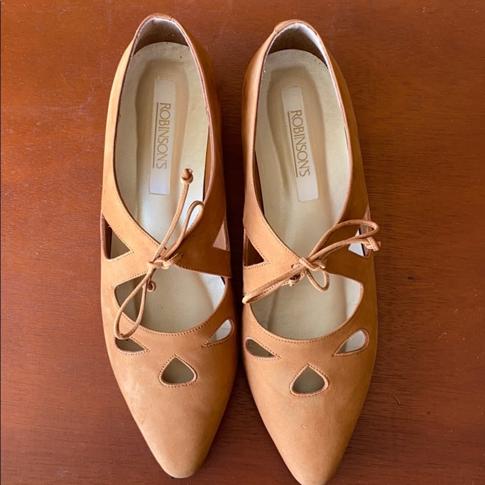 Robinson’s May tan leather shoes